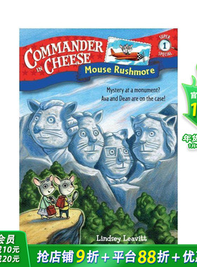 【现货】鼠标拉石茂山 Mouse Rushmore (Cicss1) 英文儿童分级章节桥梁故事书 进口童书