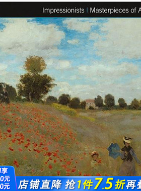 【预售】【Masterpieces of Art】印象派画家Impressionists进口原版艺术图书