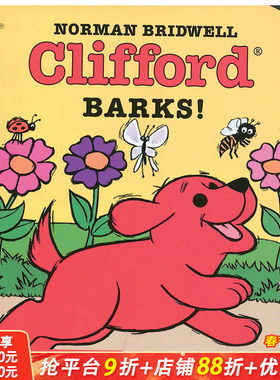 【现货】CLIFFORD BARKS! 【大红狗克利弗德】吠吼！ 英文儿童书适合3-6岁【善优童书】