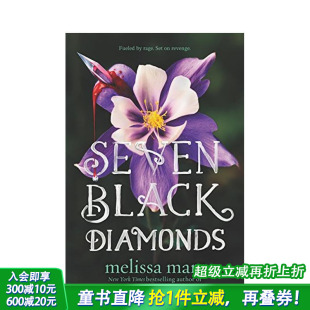 英文原版 青少年读物 Seven Marr Melissa 图书籍进口正版 七颗黑色钻石 Diamonds Black 现货