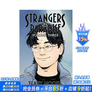 【预售】天堂里的陌生人第三卷 Strangers In Paradise Volume Three 原版英文漫画书 正版进口图书