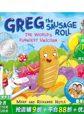 【预售】香肠卷格雷格：世界上搞笑独角兽 Greg the Sausage Roll: The World’s Funniest Unicorn英文儿童插画故事绘本进口童书