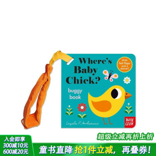 小鸡宝宝去哪了？ 幼儿英语启蒙 英文儿童趣味互动书 Baby 预售 毛毡翻翻书 Chick? Flaps Felt Book Where Buggy