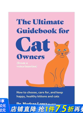 【预售】猫咪养护指南 The Ultimate Guidebook for Cat Owners 原版英文生活综合 正版进口书