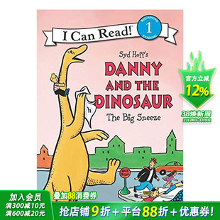 【现货】【丹尼和恐龙】大喷嚏 Danny and the Dinosaur: The Big Sneeze 英文儿童分级章节桥梁故事书 进口童书