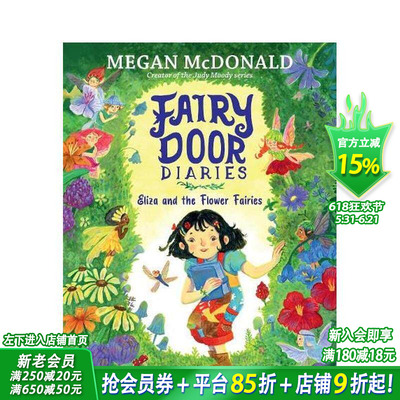 【预售】童话之门日记：艾丽莎与花仙子 Fairy Door Diaries: Eliza and the Flower Fairies 英文儿童故事 英语拓展阅读进口书