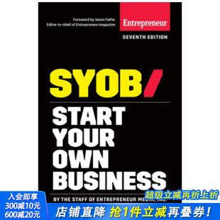 Your Own Business 自主创业 Start 开始你 英文原版 现货