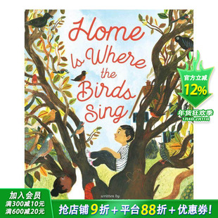 【现货】英文原版 【Katie Harnett】家就是有鸟儿歌唱的地方Home Is Where the Birds Sing 精装艺术插画绘本 儿童进口图书