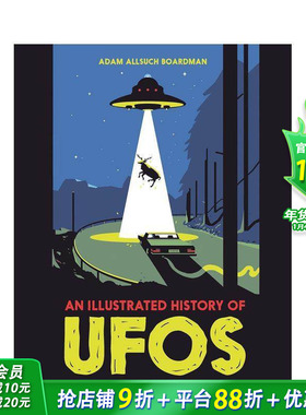 【预售】图解简史【The Illustrated History】An Illustrated History of UFOs 英文儿童插画科普故事绘本 进口童书