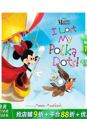 【现货】米妮老鼠--我失去了我的波尔卡舞曲 Minnie Mouse - I Lost My Polka 英文儿童插画故事科普绘本 进口童书