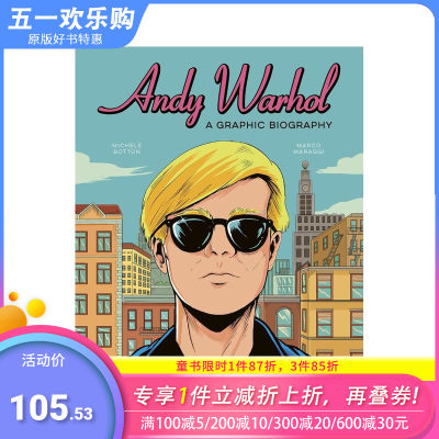 【现货】安迪·沃霍尔：图像小说 【BioGraphics】Andy Warhol 艺术名人故事 原版英文正版进口图书