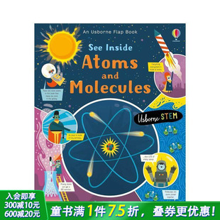Inside翻翻书 Atoms and 原子和分子 See Molecules 英文科普 现货
