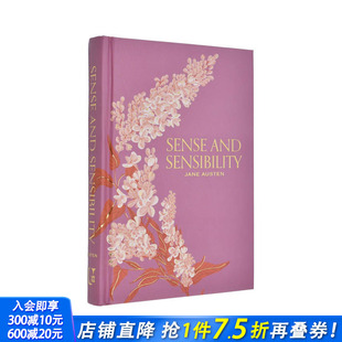 and 现货 Classics Sensibility 正版 Signature 英文文学小说 理智与情感 进口图书 Gilded 原版 Sense