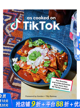 【现货】英文原版 抖音菜谱 As Cooked on TikTok 餐饮料理食谱指南 正版进口 善优图书