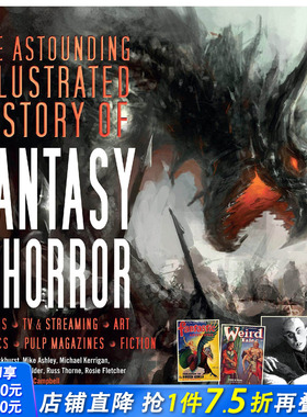 【现货】奇幻惊悚的插图历史餐饮料理食谱 The Astounding Illustrated History of Fantasy & Horror英文原版正版进口艺术书