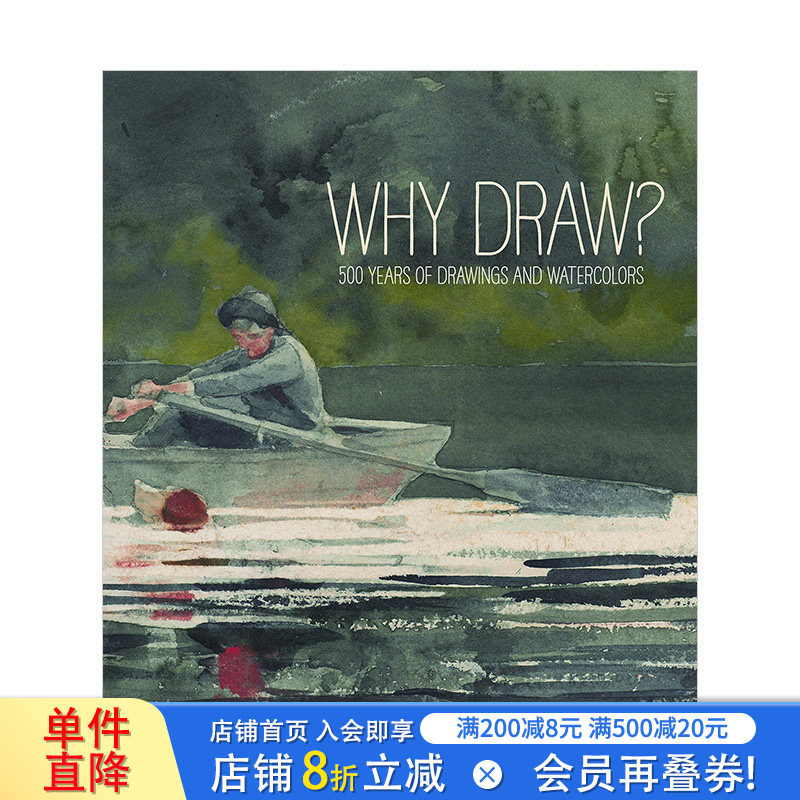 【现货】Why Draw?为什么画画 从Bowdoin学院500年的绘画和水彩画英文原版艺术入门画册