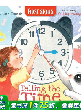 【现货】和安娜一起认识时间:技能启蒙 Telling the Time with Anna: First Skills 英文儿童英语早教 认知启蒙绘本进口童书
