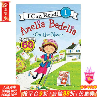 【现货】Amelia Bedelia on the Move,【阿米莉亚·贝德莉亚】开始行动了 3岁+初*英语桥梁分*章节故事阅读入门书