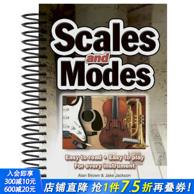 【预售】Scales & Modes 音阶与调式 英文原版音乐乐器学习