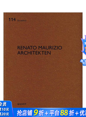 【预售】瑞士建筑事务所Renato Maurizio：建筑集 114 Renato Maurizio Architekten : De aedibus 114 英文建筑设计 正版进口书