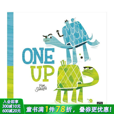 【预售】更胜一筹 One Up 英文儿童插画故事绘本 进口童书