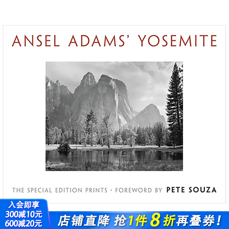 【预售】Ansel Adams’Yosemite，安塞尔·亚当斯拍摄的优胜美地  摄影师专辑摄影 正版进口书籍艺术画册 善优图书