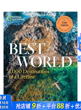 【预售】一生要去的1000个目的地 英文原版 旅游特色指南 Best of the World:1000 Destinations of a Lifetime  正版进口书籍
