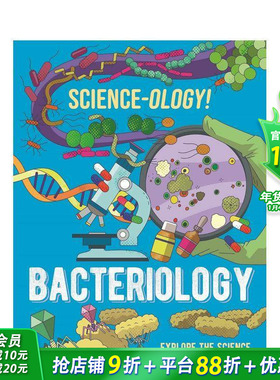 【现货】科学：细菌学 Science-ology!: Bacteriology 英文儿童插画故事科普绘本 进口童书