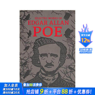 【预售】【字云经典】爱伦·坡精选集 【Word Cloud Classics】The Selected Works of Edgar Allan Poe 英文文学正版进口书