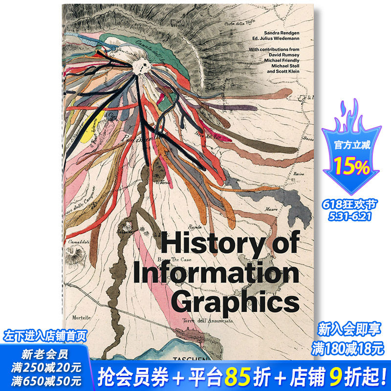 【现货】History of Information Graphics 信息图形设计的历史