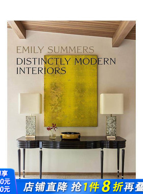 【现货】Distinctly Modern Interiors du特的现代室内设计 英文原版
