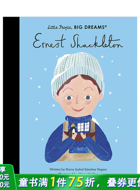 【现货】【小人物大梦想】Ernest Shackleton欧内斯特·沙克尔顿南*探险家 英文原版绘本【善优童书】