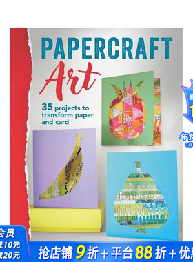 【预售】纸艺术：35个纸艺项目 Papercraft Art 原版英文手工制作 正版进口图书