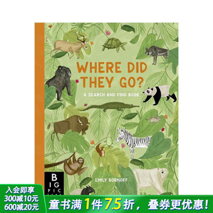 Where Did They 英文儿童插画故事绘本 它们去向何方？ Go? 进口童书 现货