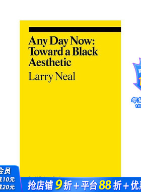【预售】随时随地： 走向黑色美学 【Ekphrasis】Any Day Now: Toward A Black Aesthetic 原版英文艺术画册画集 正版进口书