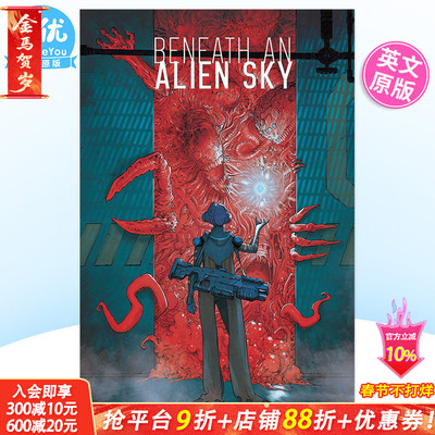 【预售】英文漫画 异星穹下 Beneath an Alien Sky 图像小说 正版进口书籍 Simon & Schuster 善优图书