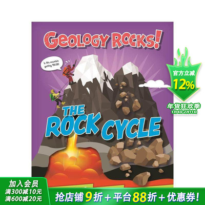 【预售】地质岩石：岩石循环 Geology Rocks!:The Rock Cycle 知识百科 英文儿童插画科普故事绘本 进口童书