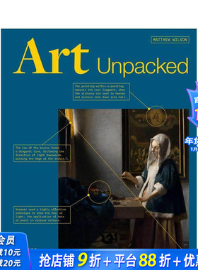【现货】艺术解析：50件艺术杰作 Art Unpacked : 50 Works of Art 原版英文艺术画册画集 正版进口图书