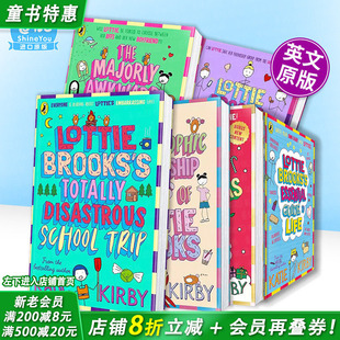 【现货多册选拍】洛蒂·布鲁克斯10册：彻底灾难性的修学旅行Lottie Brooks's Totally Disastrous School-Trip英文儿童桥梁故事书