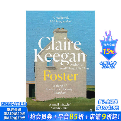 【预售】【布克奖入围作家Claire Keegan】寄养 Foster 原版英文文学小说 正版进口书籍 善优图书