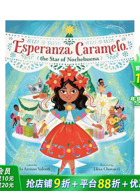 【预售】焦糖埃斯佩兰萨 Esperanza Caramelo 英文儿童插画故事绘本 进口童书