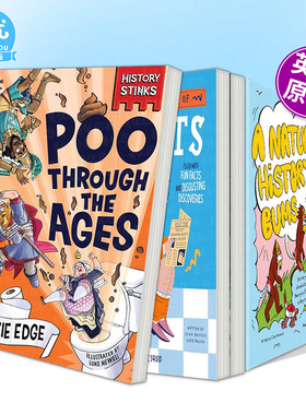 【现货多册选拍】臭臭历史：古往今来的便便 厕所史/屁股自然史History Stinks:Poo Through the Ages英文趣味科普英语拓展阅读书