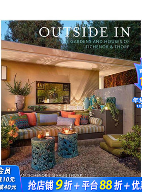 【现货】Outside In: The Gardens and Houses of Tichenor and Thorp 设计的花园和住宅