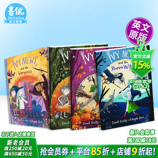 【现货多册选拍】Ivy Newt in Miracula1-4册 艾薇与风暴女巫/时间窃贼/沼泽龙族/精灵 米拉克拉王国艾薇纽特 英文儿童桥梁故事书