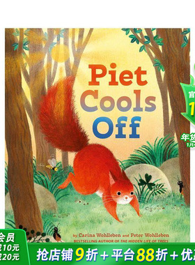 【预售】皮特冷静下来 Piet Cools Off 英文儿童插画故事绘本 进口童书