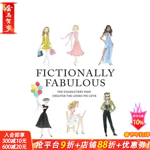 【现货】 Fictionally Fabulous,杜撰地令人难以置信的 英文原版图书籍进口正版 Anne Keenan Higgins 儿童绘本-人物传记
