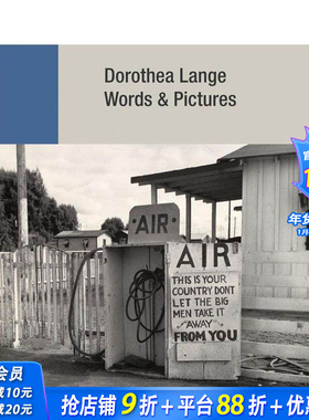 【预售】多罗西亚·兰格：文字与图片 Dorothea Lange: Words + Pictures 原版英文摄影 正版进口书