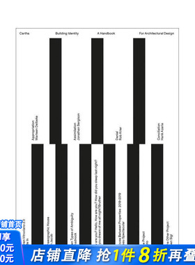 【预售】建筑形象：建筑设计手册 CARTHA – Building Identity 原版英文建筑设计 正版进口图书