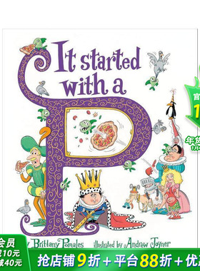 【现货】一切始于字母P It Started with a P 英文儿童插画故事绘本 进口童书