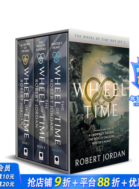 【预售】时光之轮 套装 7-9 The Wheel Of Time Box Set 3: Books 7-9 Robert Jordan 传奇奇幻著作 原版英文文学小说 正版进口书